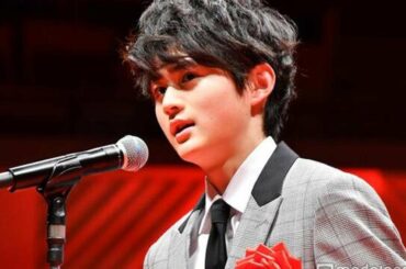 鈴鹿央士、広瀬すずの印象語る「宇宙人みたいな感じでした」＜第74回毎日映画コンクール＞