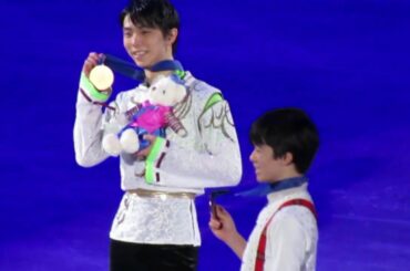 4CC 2020 Victory Ceremony Men yuzuru hanyu 羽生結弦優勝 四大陸フィギュア　男子　表彰式