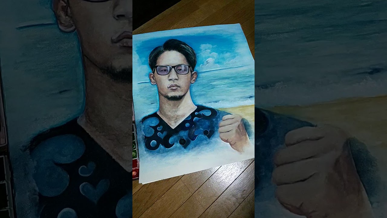 格闘家 朝倉未来＆海 の絵を描いてみる