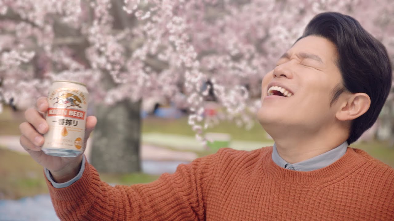 キリン一番搾り生ビール　「鈴木亮平　桜」篇　30秒