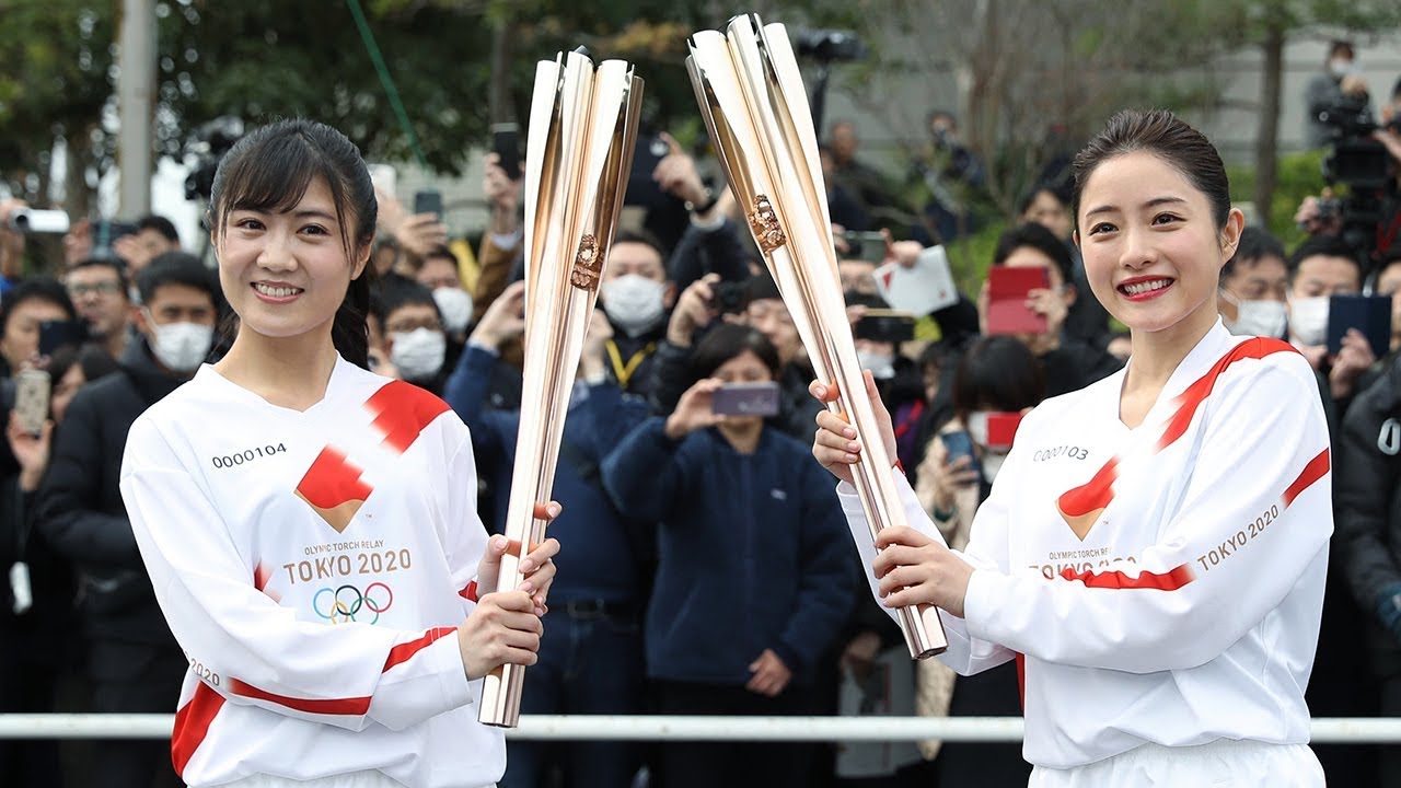 石原さとみさんも参加、聖火リレーのリハーサル