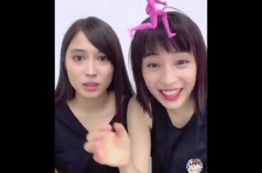 【可愛すぎる姉妹】広瀬すず　広瀬アリス　ライブ配信　Suzu Hirose Arisu Hirose