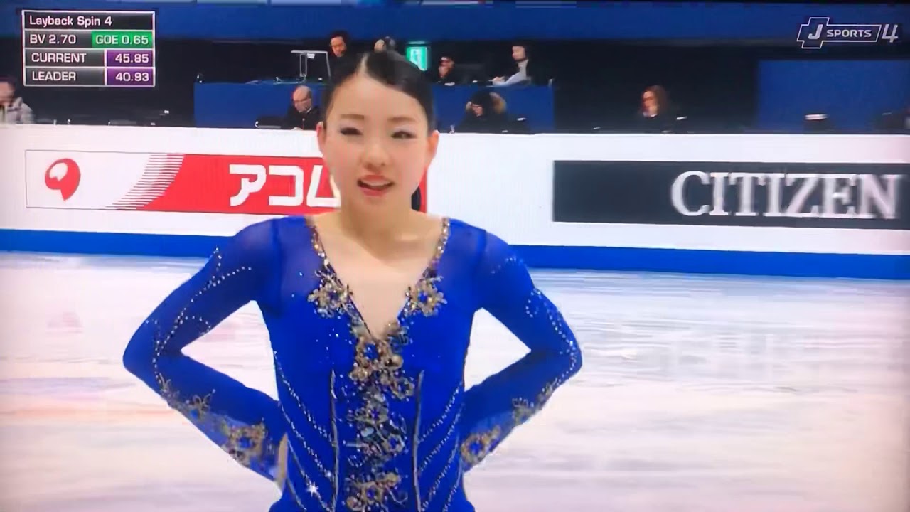 【岡崎真解説】紀平梨花 Rika Kihira 四大陸選手権2020 SP Breakfast in Bagdad  演技後インタビューあり〜