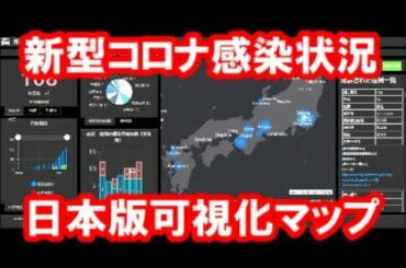新型コロナウイルス感染状況を日本地図上で可視化するGISダッシュボードマップを公開【日本~その小さき巨人】