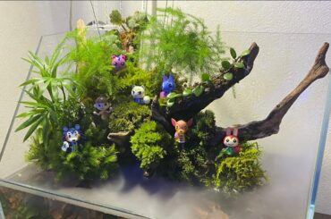 Maiking an Aquaterrarium with Animal Crossing【どうぶつの森でテラリウム】