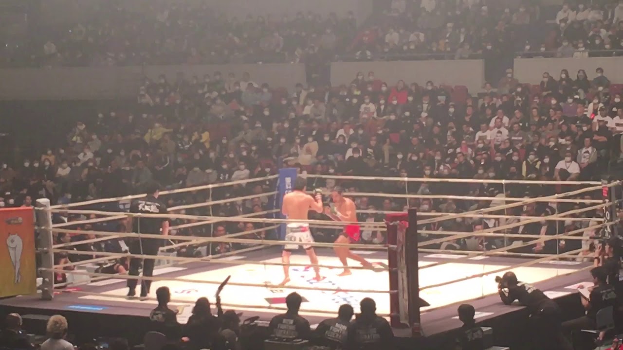 RIZIN.21 in浜松　朝倉未来vsダニエルサラス　生観戦　2R目　KOシーンあり