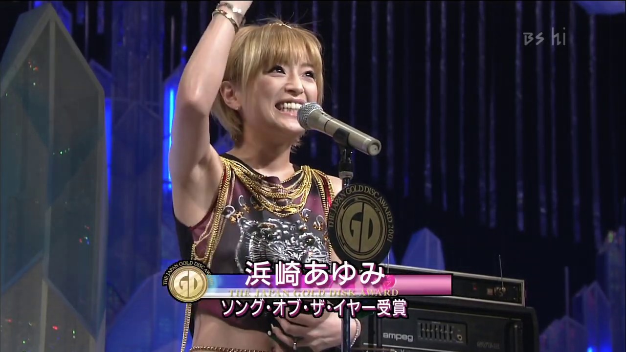 [1080p 60fps] 浜崎あゆみ / M +トーク (BS-hi 第15回ゴールドディスク大賞 2001.03.24 )