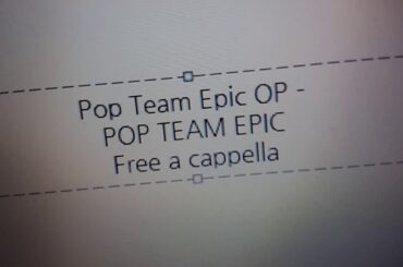 Pop Team Epic OP - 上坂すみれ POP TEAM EPIC Free a cappella フリーアカペラ
