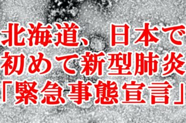 【新型肺炎】北海道、日本で初めて新型肺炎「緊急事態宣言」「外出控えて」 COVID19