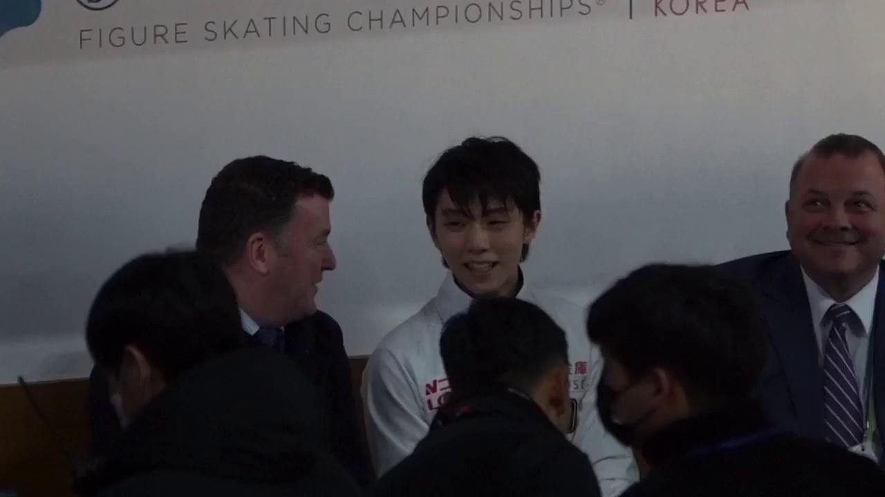 4大陸2/7SP点数発表時キスクラ　羽生結弦　yuzuru hanyu