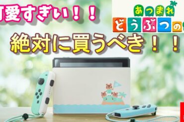 スイッチ本体のどうぶつの森verが可愛すぎる件【Nintendo Switch】あつまれ どうぶつの森セット
