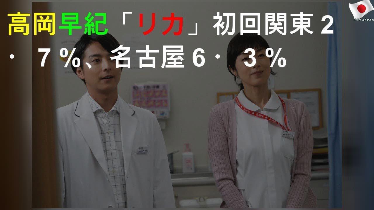 高岡早紀「リカ」初回関東２・７％、名古屋６・３％