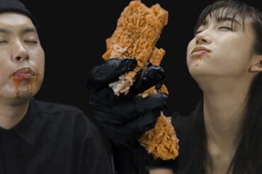 욕망의 돈까쓰 먹방 (with 오구라유우카) Dontkatsu of desire Mukbang ASMR