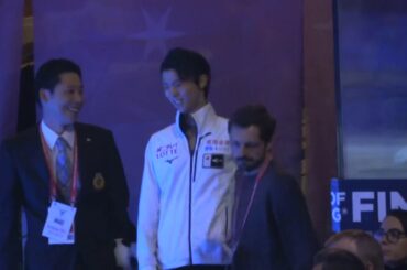 Yuzuru Hanyu 2019 GPF before Medal ceremony