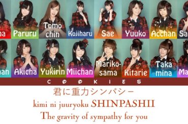 AKB48 - Juuryoku Sympathy (重力シンパシー) (Kan/Rom/Eng Color Coded Lyrics)