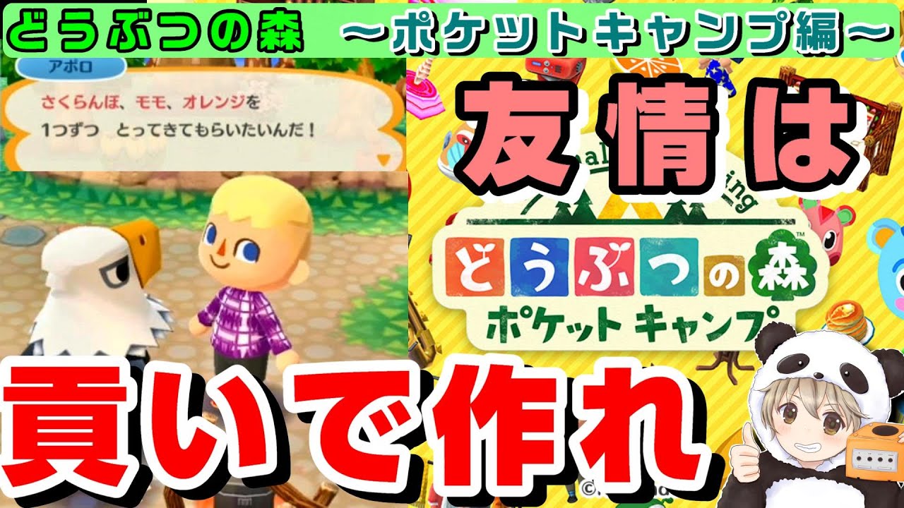 【あつ森発売記念実況】どうぶつの森 ポケットキャンプ　友情は 貢いで稼げ ホトトギス【発売日までに過去作全制覇！】
