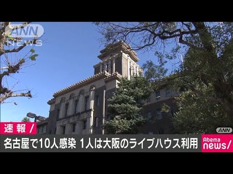 名古屋市で新たに10人が新型コロナウイルス感染(20/03/08)