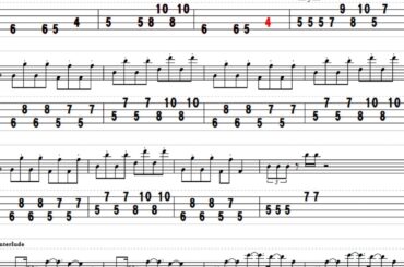 椎名林檎　長く短い祭　ベースTAB譜