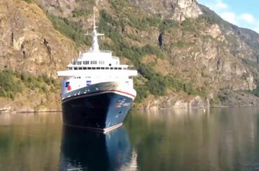 ノルウェーで、船に乗ったよ