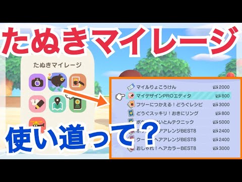 たぬきマイレージって あつ森ダイレクト復習 あつまれどうぶつの森情報を分析 Yayafa