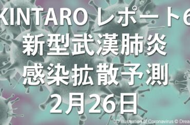 【新型肺炎】KINTARO Report 6 コロナウイルス感染拡散予測【2月26日】