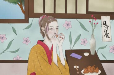水原希子 Kiko Mizuhara & Fried Chicken // Illustration
