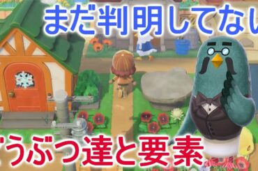 あつ森で逆にまだ判明してない過去の要素や住民はたくさん存在する！【あつまれどうぶつの森】