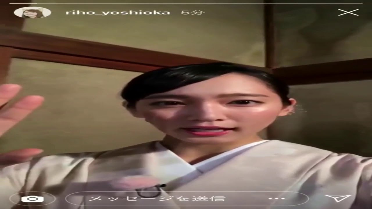 【浴衣姿可愛い】吉岡里帆 インスタストーリーズ 最後が可愛すぎる 珍しい？？