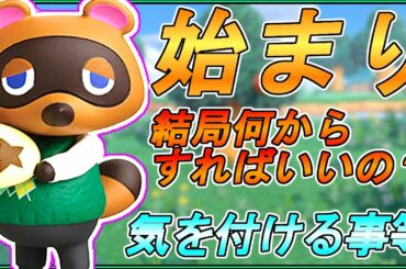 【あつまれどうぶつの森】結局何から始めればいいんだ？ザックリ簡単に紹介！プチ攻略動画