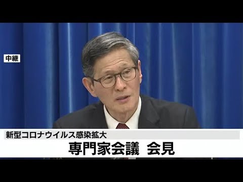 厚労省 新型コロナウイルス専門家会議後 会見