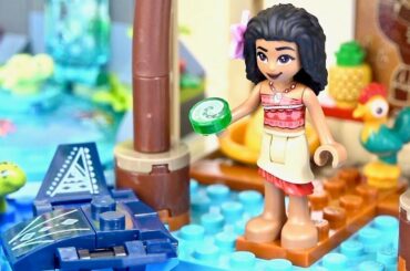 レゴ ディズニー 43183 モアナの島のお家 - モアナと伝説の海 LEGO Disney Moana’s Island Home - Hei Hei Turtles Tala Stingray