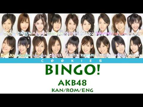AKB48 – BINGO! (Kan/Rom/Eng Color Coded Lyrics) AKB48 - BINGO! (Kan/Rom/Eng Color Coded Lyrics)