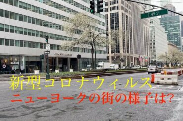 新型コロナウイルスで変化するニューヨーク