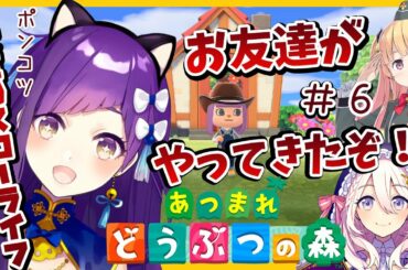 【あつまれ どうぶつの森】スゥちゃん雫ちゃんが遊びに来たぞ！！#６【神城くれあ/Vtuber】