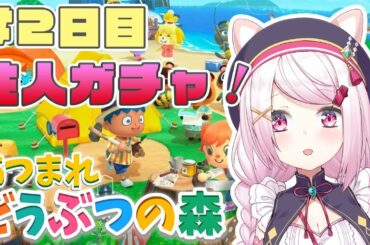 【あつまれどうぶつの森】２日目　かわいい住人と暮らすぞ～(・ω・)ノ【椎名唯華/にじさんじ】