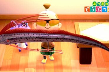 「あつまれ どうぶつの森」でガチでやばい魚を不意打ちで釣りあげて叫ぶ【5日目】