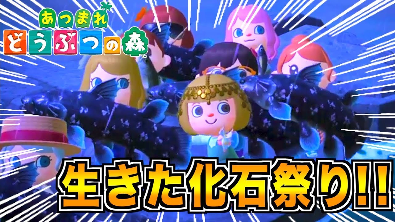 【あつまれどうぶつの森】シーラカンス、イトウ、チョウザメ！！レア魚達を釣り上げる！！