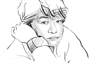 iPad スケッチ 香取慎吾 Shingo Katori 線画 一部始終 早送り お絵描き
