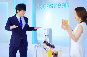 【上戸彩＆渡部健CM】エキサイティング生炭酸！ソーダストリーム：「CMメイキング」