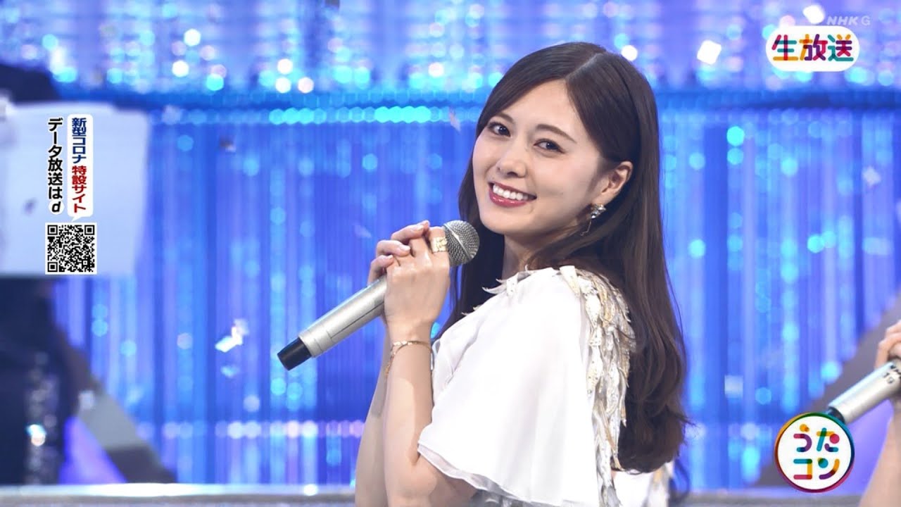 うたコン！乃木坂46「♪ しあわせの保護色 ♪ 微笑がえし(キャンディーズ) ♪ 美女と野獣」2020.03.31