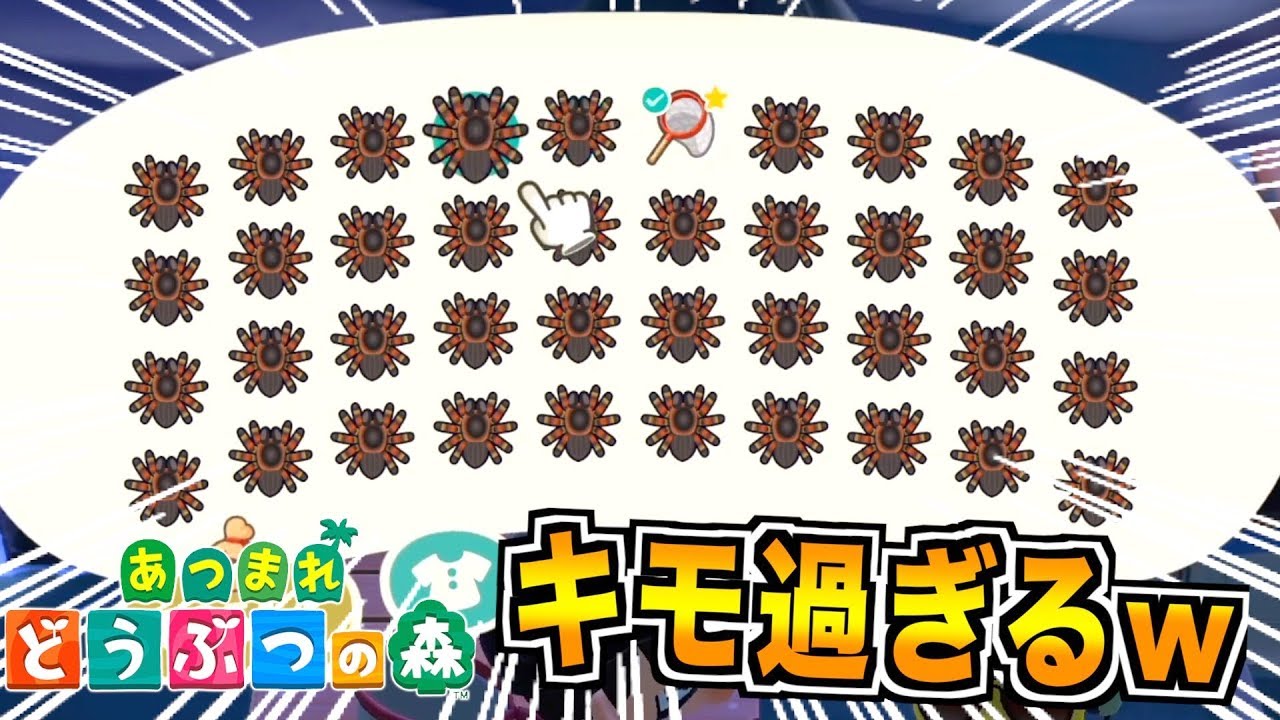 【あつまれどうぶつの森】噂のタランチュラ島が想像以上にヤバかったww