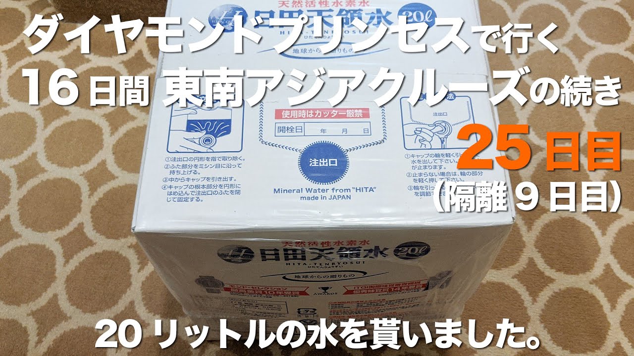 ダイヤモンドプリンセスで行く「初春の東南アジア大航海16日間クルーズ」25日目