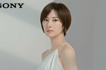 北川景子、大胆に美背中披露　ショートヘア姿も　「ソニー4K テレビ ブラビア」の新CMが公開