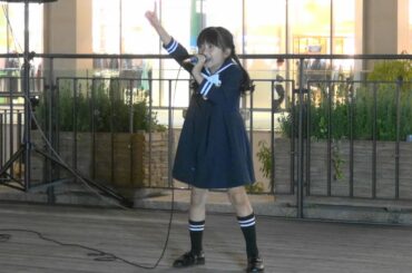 岡山応援隊ピーチ♡ピーチ さくら（JS3当時）『会いたかった/AKB48』＠姫路駅北にぎわい交流広場 20191117