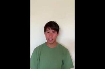 錦織圭（Kei Nishikori）選手から日本へ向け激励メッセージとストレッチポールチャレンジ