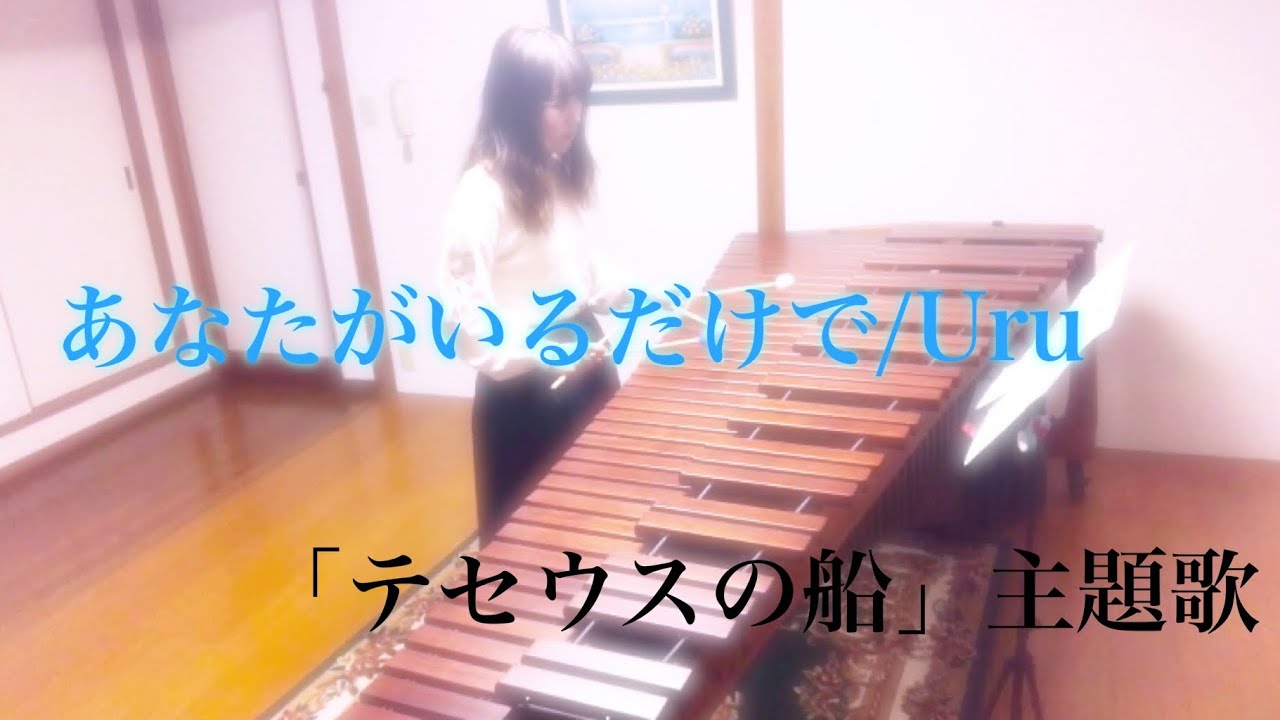 あなたがいるだけで/《テセウスの船》主題歌/Uru    マリンバで弾いてみた