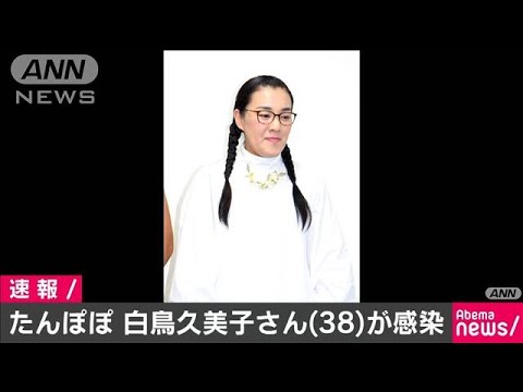 お笑いコンビ・たんぽぽ白鳥久美子さんがコロナ感染(20/04/08)