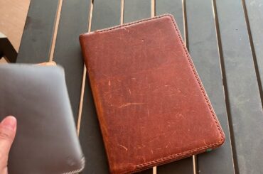 Nanami Cafe Notes B6 Slim with Gfeller Cover Compared to A5 & Field Notes Sizes