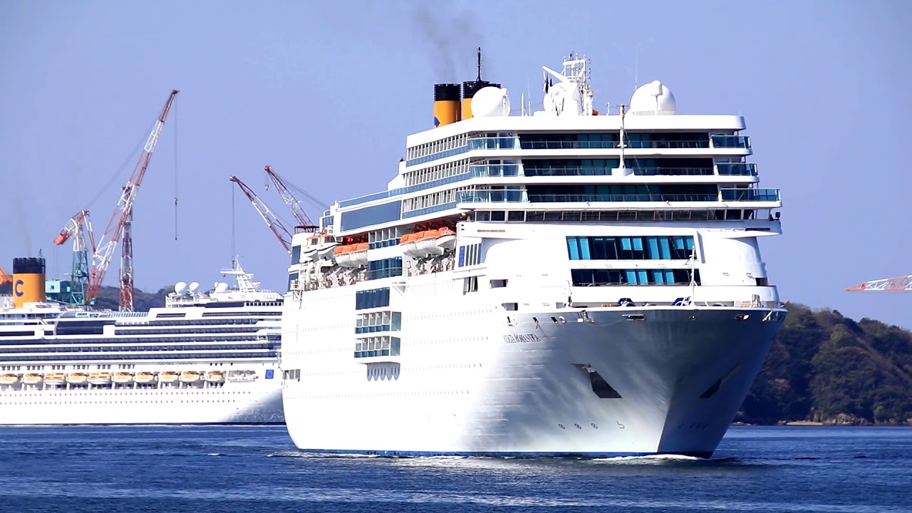 コスタ クルーズ船籍港?「Costa neoRomantica コスタ ネオロマンチカ」長崎入港 ④ 2020 04 07 コスタ クルーズ船籍港?「Costa neoRomantica コスタ ネオロマンチカ」長崎入港 ④ 2020 04 07