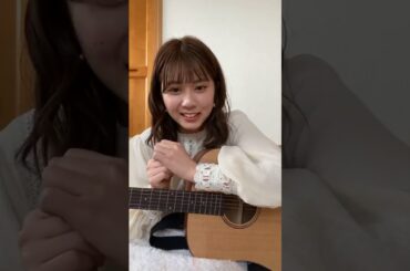 20200409 清水麻璃亜 (AKB48 チーム8) Instagram Live - ギター配信